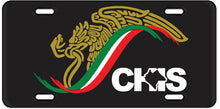 Load image into Gallery viewer, Mexican Logo Car Plate aluminum License Plate Gobierno de Mexico logo Plate