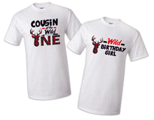 Load image into Gallery viewer, Wild One Birthday Shirt Family, Matching Shirts, Party, celebration reunion