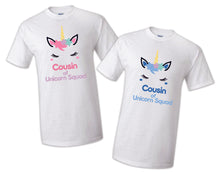 Load image into Gallery viewer, Unicorn Squad Birthday Matching T-shirts Party Family Kid shirt Mom, dad Reunion