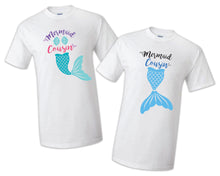 Load image into Gallery viewer, Birthday Mermaid Family Shirts- Merdad Mermom Mermaid Sister, Mermaid Brother