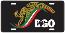Load image into Gallery viewer, Mexican Logo Car Plate aluminum License Plate Gobierno de Mexico logo Plate