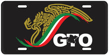 Load image into Gallery viewer, Mexican Logo Car Plate aluminum License Plate Gobierno de Mexico logo Plate