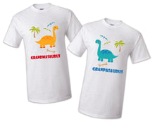 Load image into Gallery viewer, Dinosaur t shirt Birthday Matching Party Family Kid Tshirt Mom, dad, sister