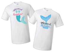 Load image into Gallery viewer, Birthday Mermaid Family Shirts- Merdad Mermom Mermaid Sister, Mermaid Brother
