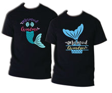 Load image into Gallery viewer, Birthday Mermaid Family Shirts- Merdad Mermom Mermaid Sister, Mermaid Brother