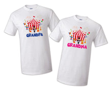 Load image into Gallery viewer, Circus Family Birthday Shirts, Birthday Boy Birthday Tee Shirt Carnival Bodysuit