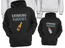 Load image into Gallery viewer, Drinking Buddies TSHIRT / HOODIE father daughter matching shirts father and son gift daddy baby
