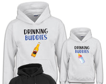 Load image into Gallery viewer, Drinking Buddies TSHIRT / HOODIE father daughter matching shirts father and son gift daddy baby