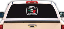 Load image into Gallery viewer, Hecha en Guerrero letters Decal Car Window Laptop Flag Vinyl Sticker Mexico GRO Mexican Sticker, Trucking, Trokiando Trucks decal MX Mex