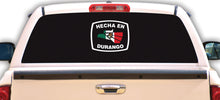 Load image into Gallery viewer, Hecha en Durango letters Decal Car Window Laptop Flag Vinyl Sticker Mexico DGO Mexican Sticker, Trucking, Trokiando Trucks decal MX Mex