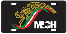 Load image into Gallery viewer, Mexican Logo Car Plate aluminum License Plate Gobierno de Mexico logo Plate