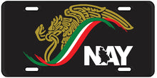 Load image into Gallery viewer, Mexican Logo Car Plate aluminum License Plate Gobierno de Mexico logo Plate