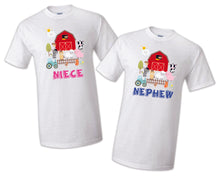 Load image into Gallery viewer, Farm Birthday T Shirt Family matching celebration reunion party tee mom dad kid