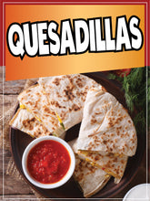 Load image into Gallery viewer, Quesadillas Decal Window Sticker Mexican Food Truck Concession Vinyl Restaurant Quesadilla Mexican Food Image Sticker