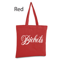 Load image into Gallery viewer, Bichota Tote Bag Reusable Tote Bag latin hispanic lady woman canvas bag Bichota