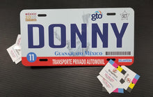 Load image into Gallery viewer, Guanajuato Car Plate aluminum License Plate Mex GTO Mexico State CUSTOMIZED Trokas Trokiando Estados de Mexico, Mexican State Car Plate