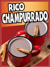 Load image into Gallery viewer, Rico Champurrado Decal Window Sticker Mexican Food Truck Concession Vinyl Restaurant Mexican Food Image Sticker atole