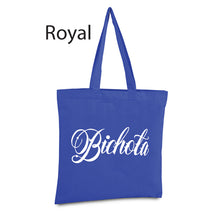 Load image into Gallery viewer, Bichota Tote Bag Reusable Tote Bag latin hispanic lady woman canvas bag Bichota