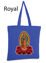 Load image into Gallery viewer, Lady of Guadalupe Tote Bag Virgin Mary Reusable Tote Bag Virgen de Guadalupe