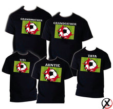 Load image into Gallery viewer, Soccer T shirt Family Birthday Matching Party Celebration Kid Mommy Futbol Sport