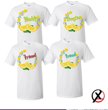 Load image into Gallery viewer, Lemonade t shirts Birthday Matching Party Family Kid Tshirt Lime Lemon Event