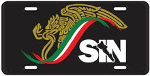 Load image into Gallery viewer, Mexican Logo Car Plate aluminum License Plate Gobierno de Mexico logo Plate