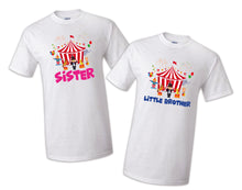 Load image into Gallery viewer, Circus Family Birthday Shirts, Birthday Boy Birthday Tee Shirt Carnival Bodysuit