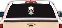 Load image into Gallery viewer, Mexican Skull Decal Car Window Laptop Vinyl Sticker Human Skeleton Death MX decal MEX Flag Calavera Bandera Mexicana sticker