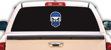 Load image into Gallery viewer, Honduras Skull Decal Car Window Laptop Vinyl Sticker Human Skeleton Dead Honduran decal Hondureño Flag sticker catracho decal