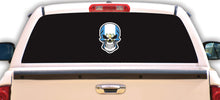 Load image into Gallery viewer, Guatemala Skull Decal Car Window Laptop Vinyl Sticker Human Skeleton Dead Guatemalan decal Centroamericano Flag sticker decal