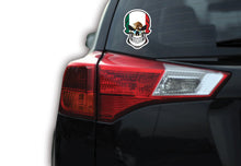 Load image into Gallery viewer, Mexican Skull Decal Car Window Laptop Vinyl Sticker Human Skeleton Death MX decal MEX Flag Calavera Bandera Mexicana sticker