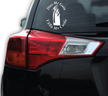 Load image into Gallery viewer, Santa Muerte Decal Holy death Decal Car Window Vinyl Sticker Skeleton.Skull Guia
