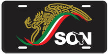 Load image into Gallery viewer, Mexican Logo Car Plate aluminum License Plate Gobierno de Mexico logo Plate