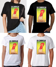 Load image into Gallery viewer, La Chancla T shirt Loteria Tee Shirt Mexican Bingo Funny Polaca Lottery Game