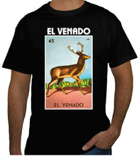 Load image into Gallery viewer, El Venado TSHIRT / RAGLAN Loteria Mexican Bingo Short Sleeve, Gift, Celebration The deer tee Raglan