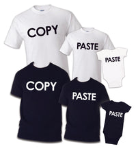 Load image into Gallery viewer, Copy and Paste Couple T shirt Mom and daughter, dad and son parents Design Tees