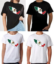 Load image into Gallery viewer, Republica Mexicana Map t-shirt Mexican Flag Tee Gift, Map of Mexico Tee Latina Latino Hispanic MX Mex Eagle Mapa de MX