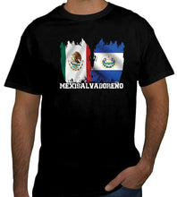 Load image into Gallery viewer, Mexisalvadoreno t-shirt Mexican T Shirt Salvadorian tee, Gift Celebration Tee