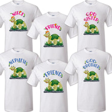 Load image into Gallery viewer, Turtle Family Matching Birthday Party T-shirts Shirt Celebration Reunion Kids