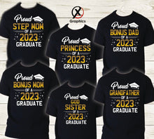 Load image into Gallery viewer, Family of Graduate Shirts, Graduation Matching Grad Shirt, 2023 Graduation 2