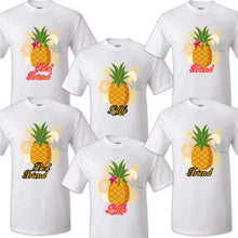 Load image into Gallery viewer, Pineapple Family Matching Birthday Party T-shirts Celebration Reunion Tropical