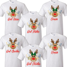 Load image into Gallery viewer, Reindeer Shirts Matching Pajamas, Deer Matching Shirt, Matching Xmas, Reindeer Outfit, Christmas Matching Tees, Family Matching Reno Tee