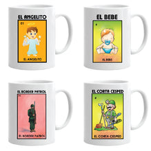 Load image into Gallery viewer, Loteria Mexican Bingo Mug Mexican Mug Gift Celebration Lottery Game Funny Mug MEX Mug Hispanic Mug Coffee drink mug