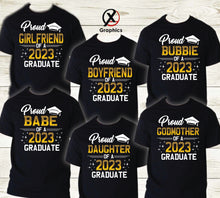 Load image into Gallery viewer, Family of Graduate Shirts, Graduation Matching Grad Shirt, 2023 Graduation 2