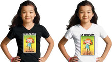 Load image into Gallery viewer, La Llorona Loteria Mexican Bingo Short Sleeve V-Neck Shirt Women's Crying Girl