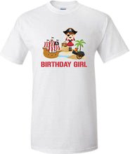 Load image into Gallery viewer, Pirate T shirt Captain Sailing tee Family Birthday Matching Party Celebration