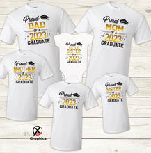Load image into Gallery viewer, Family of Graduate Shirts, Graduation Matching Grad Shirt, 2023 Graduation 2