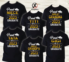 Load image into Gallery viewer, Family of Graduate Shirts, Graduation Matching Grad Shirt, 2023 Graduation 2