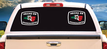 Load image into Gallery viewer, Hecho en Aguascalientes letters Decal Car Window Laptop Flag Vinyl Sticker Mexico AGS Mexican Sticker, Trucking, Trokiando Trucks decal Mex