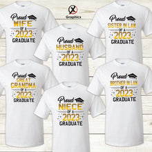 Load image into Gallery viewer, Family of Graduate Shirts, Graduation Matching Grad Shirt, 2023 Graduation 2